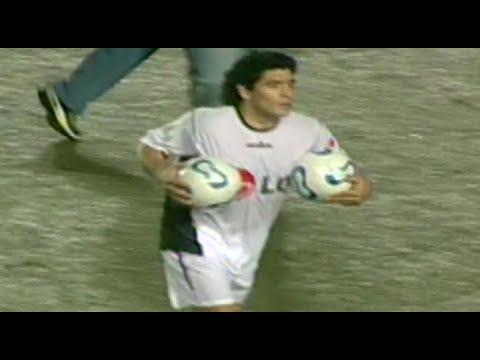 La última vez que Diego Maradona pisó el gramado del Estadio Nacional de Lima