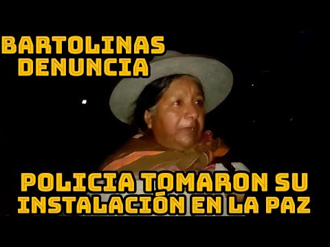 BARTOLINA SIA DENUNCIA POLICIAS TOMARON SUS INSTALACIONES EN LA CIUDAD DEL PAZ ESTA NOCHE..