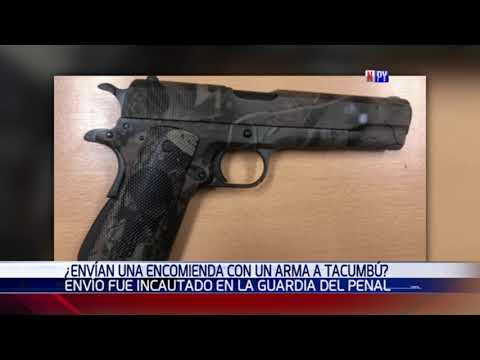 Decomisan arma de fuego en Tacumbú