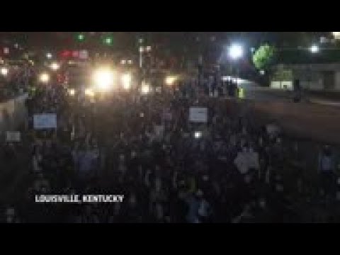Louisville police arrest at least 24 in protest