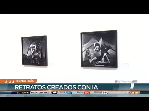Galería en Panamá exhibe retratos creados con Inteligencia artificial