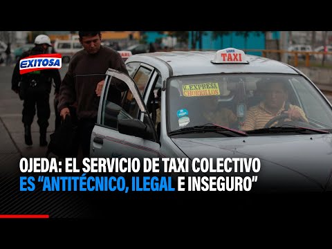 Martín Ojeda: El servicio de taxi colectivo es antitécnico, ilegal e inseguro