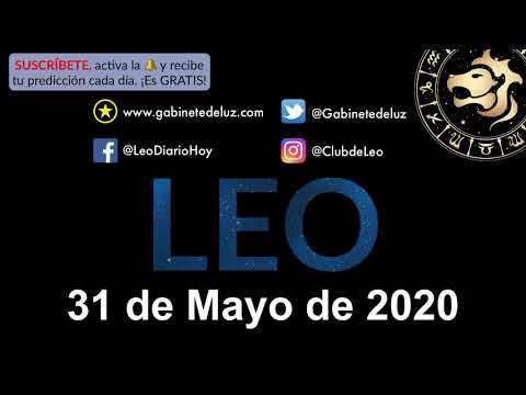 Horóscopo Diario - Leo - 31 de Mayo de 2020