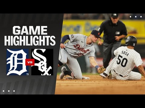 Tigers vs. White Sox Game Highlights (8/23/24) | MLB Highlights