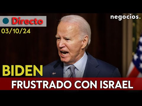 DIRECTO: Biden frustrado con los planes de Israel, el ataque de Irán y Trump acusa