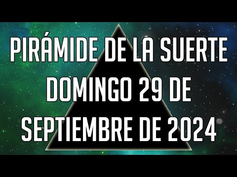 Pirámide de la Suerte para el Domingo 29 de Septiembre de 2024 - Lotería de Panamá