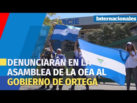 Opositores nicaragüenses denunciarán en la asamblea de la OEA al gobierno de Daniel Ortega