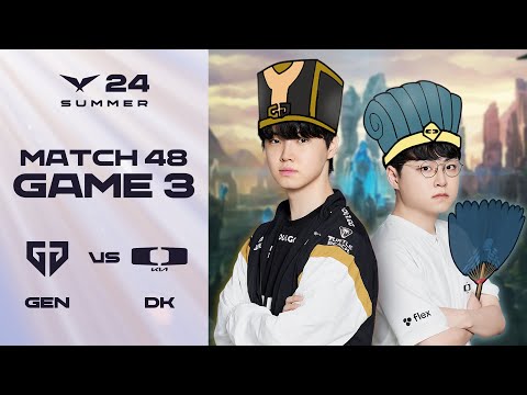 롤장원에 지는 별 | GEN vs. DK 게임3 하이라이트 | 07.20 | 2024 LCK 서머 스플릿