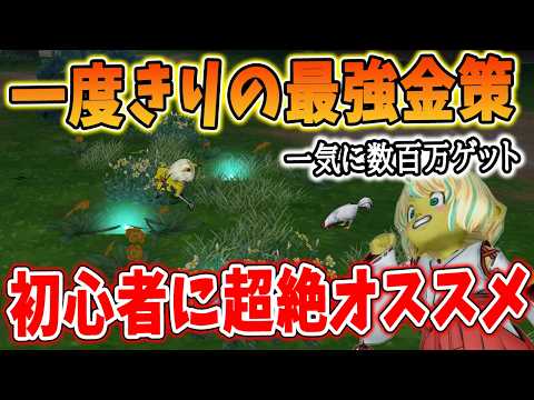 ドラクエ10 初心者にオススメな一度きりだけど美味しい金策を紹介！種銭を稼いで富豪になれ！