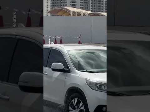Sorprendentes imágenes de Dubái inundada por fuertes lluvias