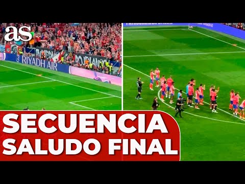 ATLETI 1 - REAL MADRID 1 | La SECUENCIA de los JUGADORES del ATLETI al final del PARTIDO