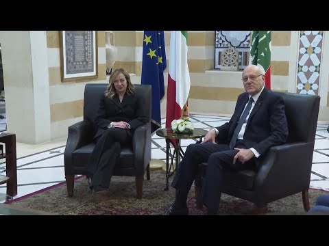 Italian PM Meloni meets Lebanese counterpart in Beirut