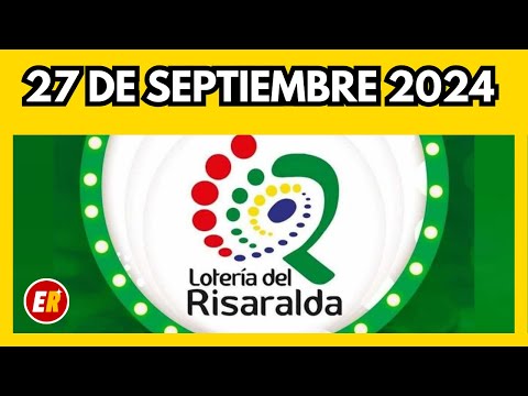 Resultado de la LOTERIA DE RISARALDA del viernes 27 de septiembre  de 2024