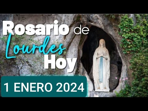 ? ROSARIO DE LOURDES HOY LUNES 1 DE ENERO 2024. MISTERIOS GOZOSOS ?