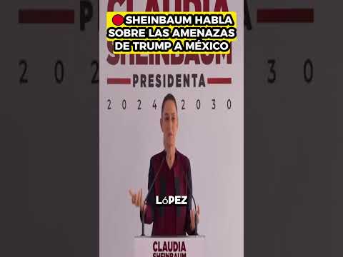 SHEINBAUM HABLA SOBRE LAS PROPUESTAS DE TRUMP EN  CAMPAÑA #política  #mexico #2024 #noticias