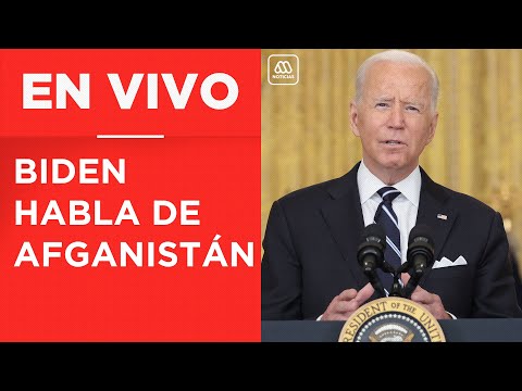 EN VIVO | Joe Biden habla por evacuaciones en Afganistán