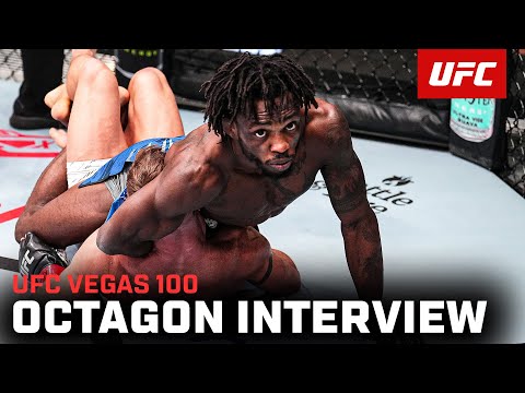 DaMon Blackshear Octagon Interview | UFC Vegas 100