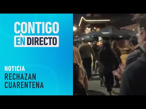 Empresarios del turismo en Pucón protestaron por cuarentena - Contigo En Directo