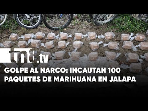 100 Paquetes de Marihuana Incautados en Jalapa, Nueva Segovia - Nicaragua