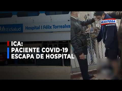Paciente covid-19 forcejeó con vigilantes y escapó de hospital de EsSalud