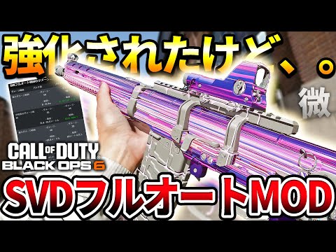 【COD:BO6】あのスナイパー『SVDフルオートMOD』が強化されてたので使ってみた結果ｗｗ【2発キルだがしかし】