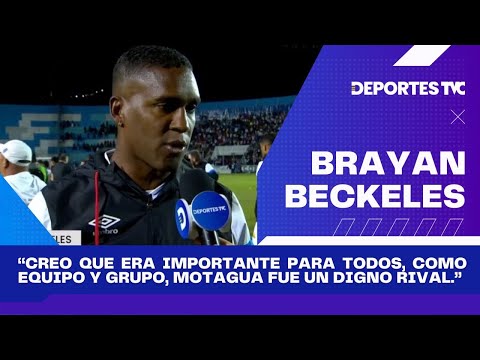 Brayan Beckeles halaga a Motagua y revela cómo sufrió en esta final