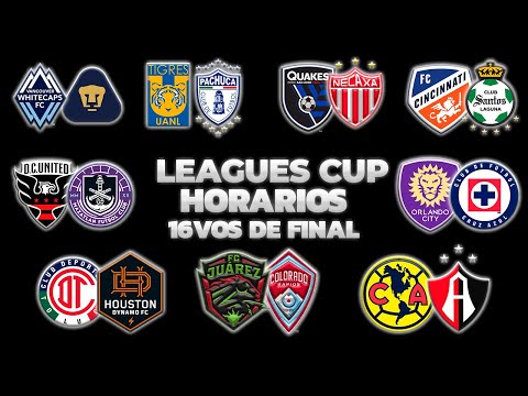 HORARIOS, CANALES Y FECHAS DONDE VER LOS 16VOS DE FINAL | LEAGUES CUP 2024