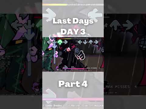EVIL PICO and EVIL BF vs DD and GF DAY 3 Part 4 (Last Days) (friday night funkin) #shorts