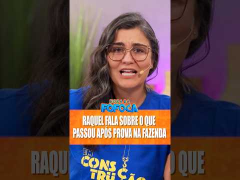 Raquel Brito deu uma entrevista no Domingo Espetacular