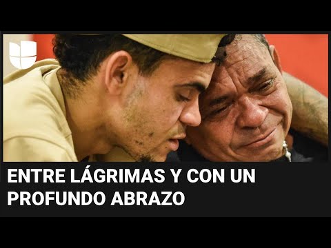 El emotivo reencuentro entre el futbolista Luis Díaz y su padre, quien estuvo secuestrado por el ELN