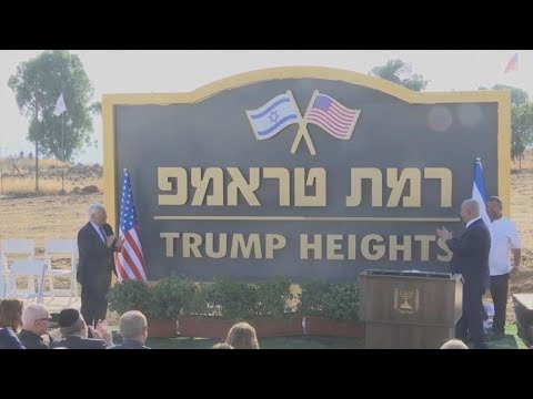Trump heights : une colonie israélienne en l'honneur du président Donald Trump