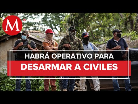 Secretaría de seguridad pública desarmará a civiles en Michoacán