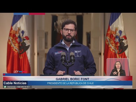 09 OCT 2024 Ley Fin al CAE: Presidente Gabriel Boric presenta características del proyecto