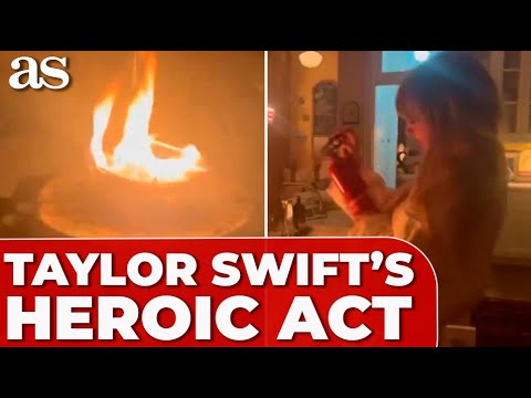 TAYLOR SWIFT'S HEROIC ACT: the singer AVOIDS DISASTER by EXTINGUISHING a FIRE