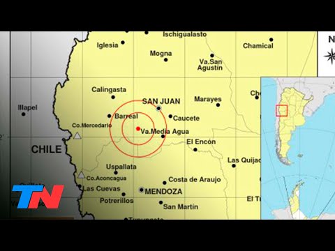 Se registró un sismo de 6.8 de magnitud en la región de Cuyo