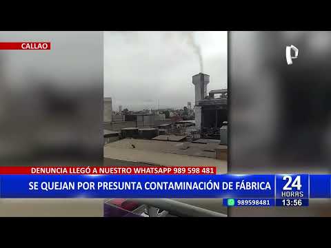 Bellavista: vecinos denuncian contaminación por humo tóxico proveniente de fábrica