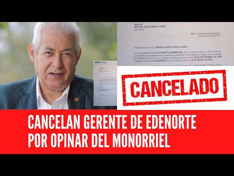 CANCELAN GERENTE DE EDENORTE POR OPINAR DEL MONORRIEL