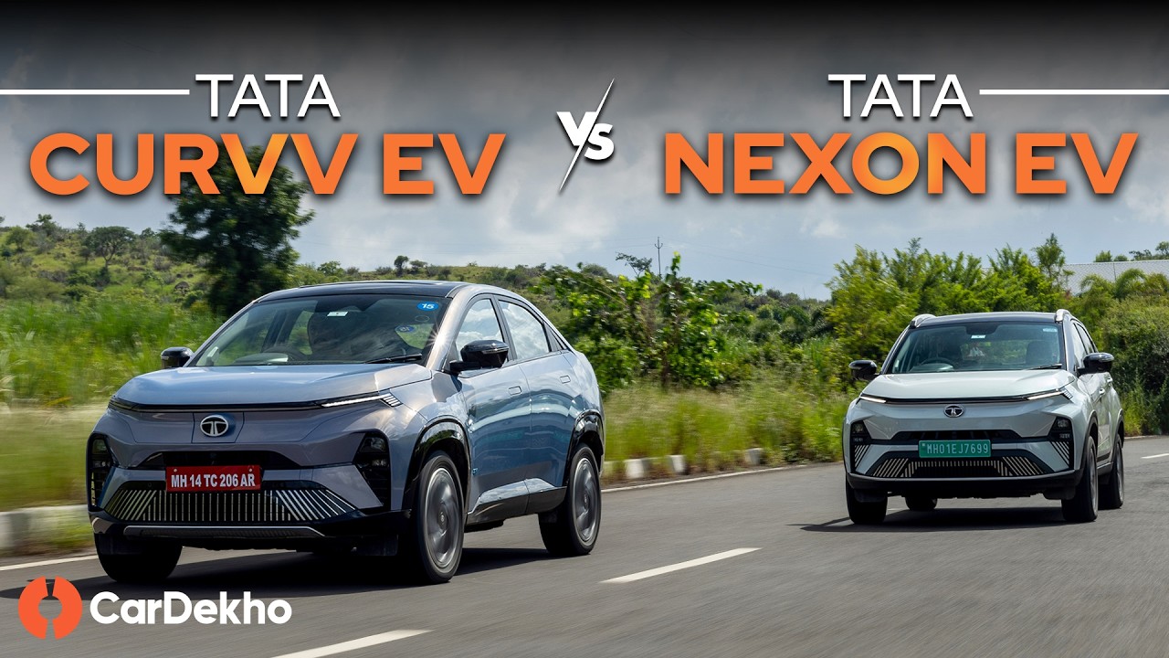 Tata Curvv EV vs Nexon EV Comparison Review: Zyaada VALUE FOR MONEY Kaunsi?