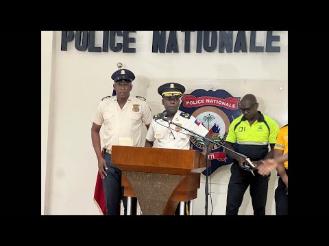 Police national d’Haïti conference pour la presse