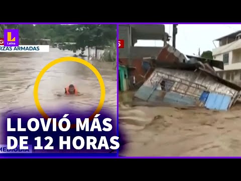 Ecuador en emergencia: Inundaciones en el norte tras lluvia de más de 12 horas