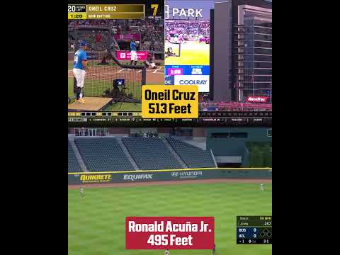 Longest HR at Truist Park before tonight: 495 feet. Enter Oneil Cruz!
