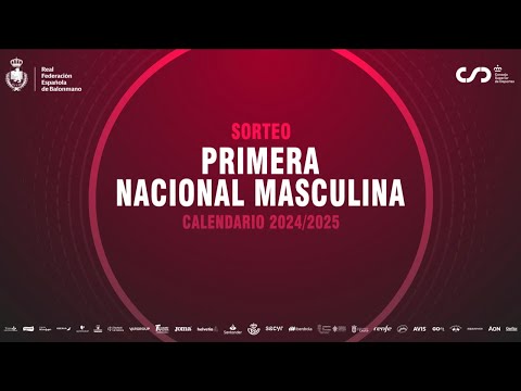 #PrimeraNac - Sorteo calendario temporada 2024/2025