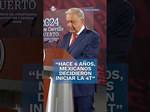 Recuerda Lopez Obrador triunfo electoral de 2018 despues de varios fraudes #shorts
