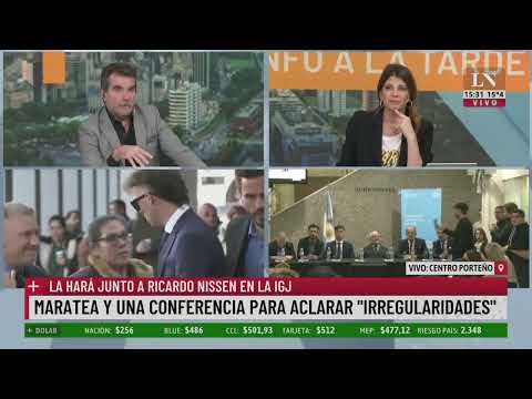 Santiago Maratea y una conferencia de prensa para aclarar irregularidades