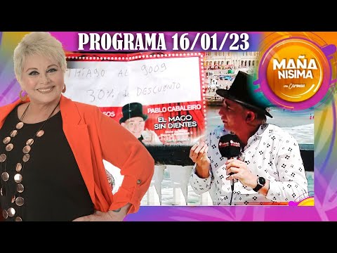 Mañanísima con Carmen - Programa 16/01/23 - El Mago sin dientes y la polémica sobre Gran Hermano
