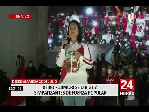 Keiko Fujimori: “No vamos a aceptar que se roben nuestros votos”