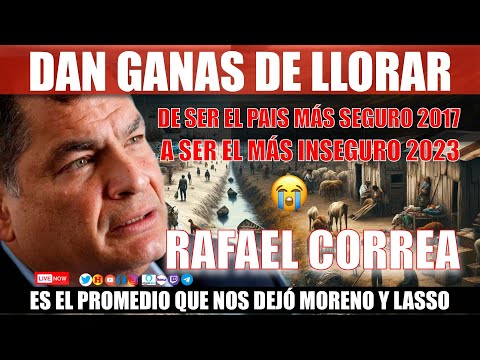 De la Paz a la Viol3 -ncia: El Desgarrador Análisis de Rafael Correa sobre Ecuador: LLORO!!