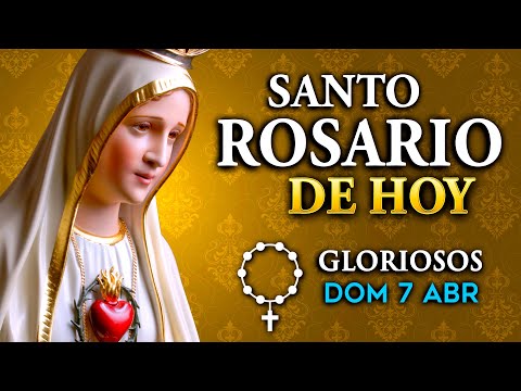 ROSARIO de HOY Misterios GLORIOSOS del Santo Rosario - domingo 7 de abril 2024