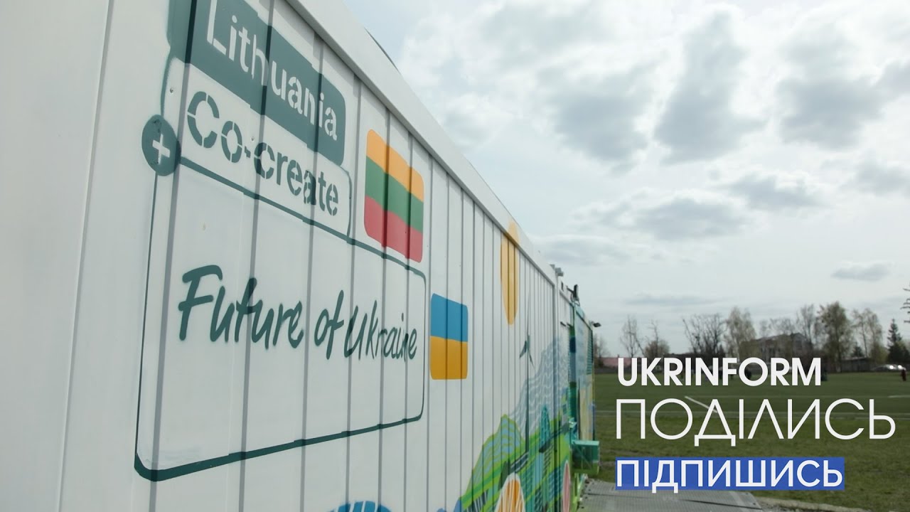 Lithuania builds modular houses for war refugees in Borodyanka, Ukraine