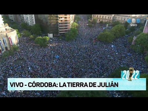 Argentina campeón: los festejos en Córdoba, tierra de Julián Álvarez